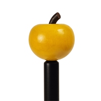 Äpple 65 mm t hållare gul