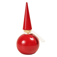 Klot-tomte stor röd