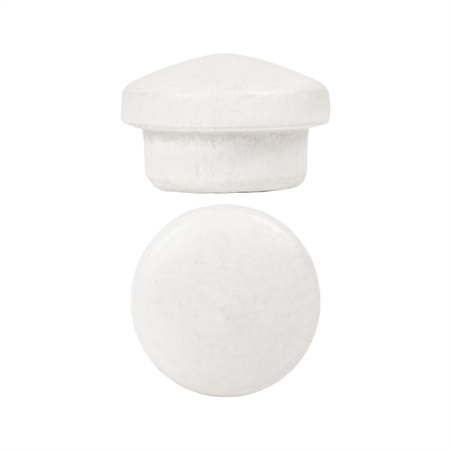 Täckplugg björk tapp 11 mm vit
