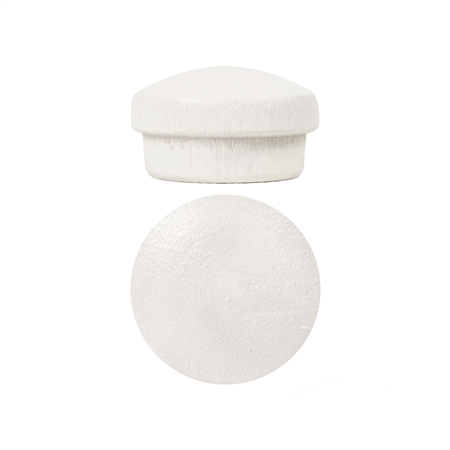 Täckplugg björk tapp 14 mm vit
