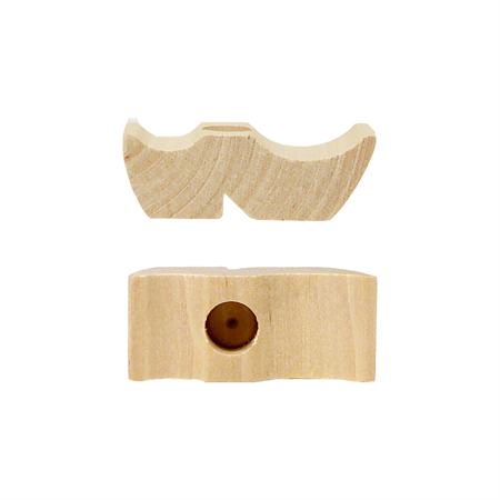 Träsko 55x24 mm med 12 mm hål