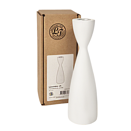 Ljusstake vit  190 mm, fp