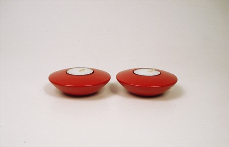 Ljusstake 'ufo' röd