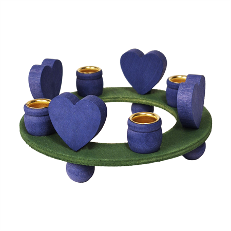 Ljusring med blå hjärtan - Sista chansen