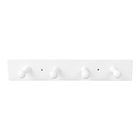 Knob board white 4 knobs