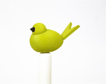 Fågel  till hållare lime